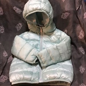 PRIMARK GIRLS PUFFER COAT EUC 12-18 MONTH CUTE